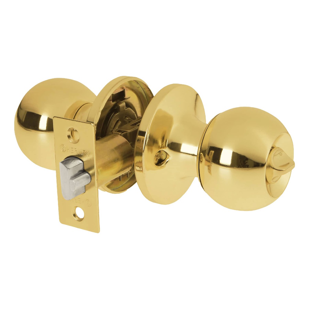 Cerradura tipo esfera, tubular, recamara,brillante, Basic