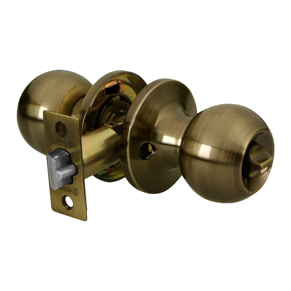 Cerradura tipo esfera, tubular, recamara, antiguo, Basic