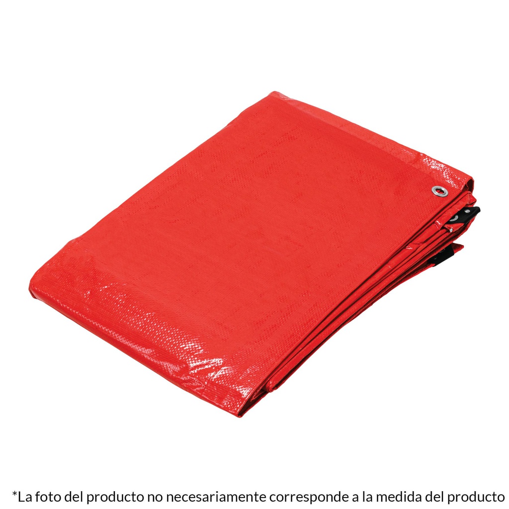 Lona 3 x 6 m, roja, Pretul