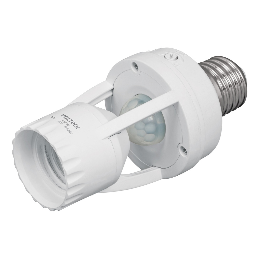 Portalampara con sensor de movimiento 360°, Volteck