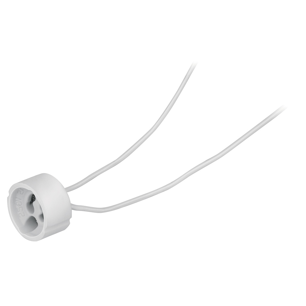 Portalampara de porcelana para base GU10, Volteck