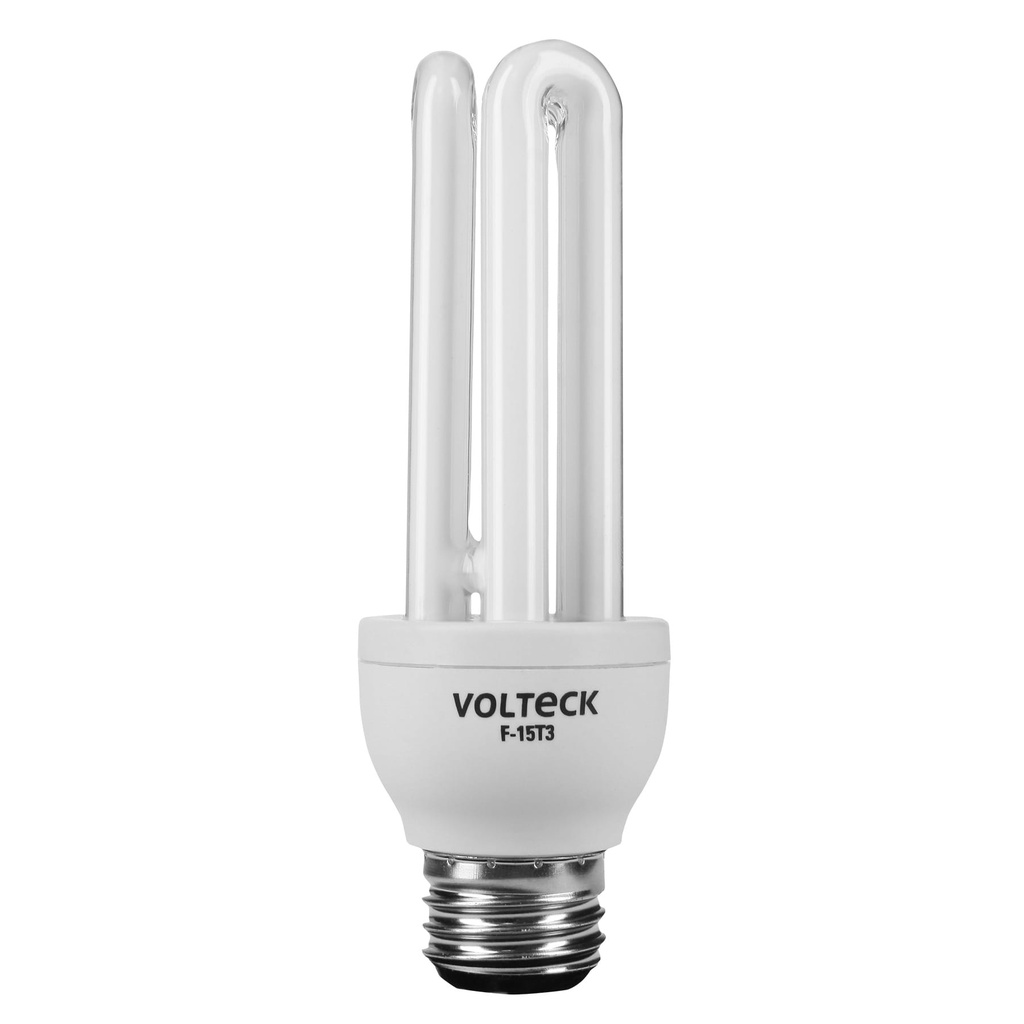 Lampara triple T3 15 W luz de dia en blister, Volteck