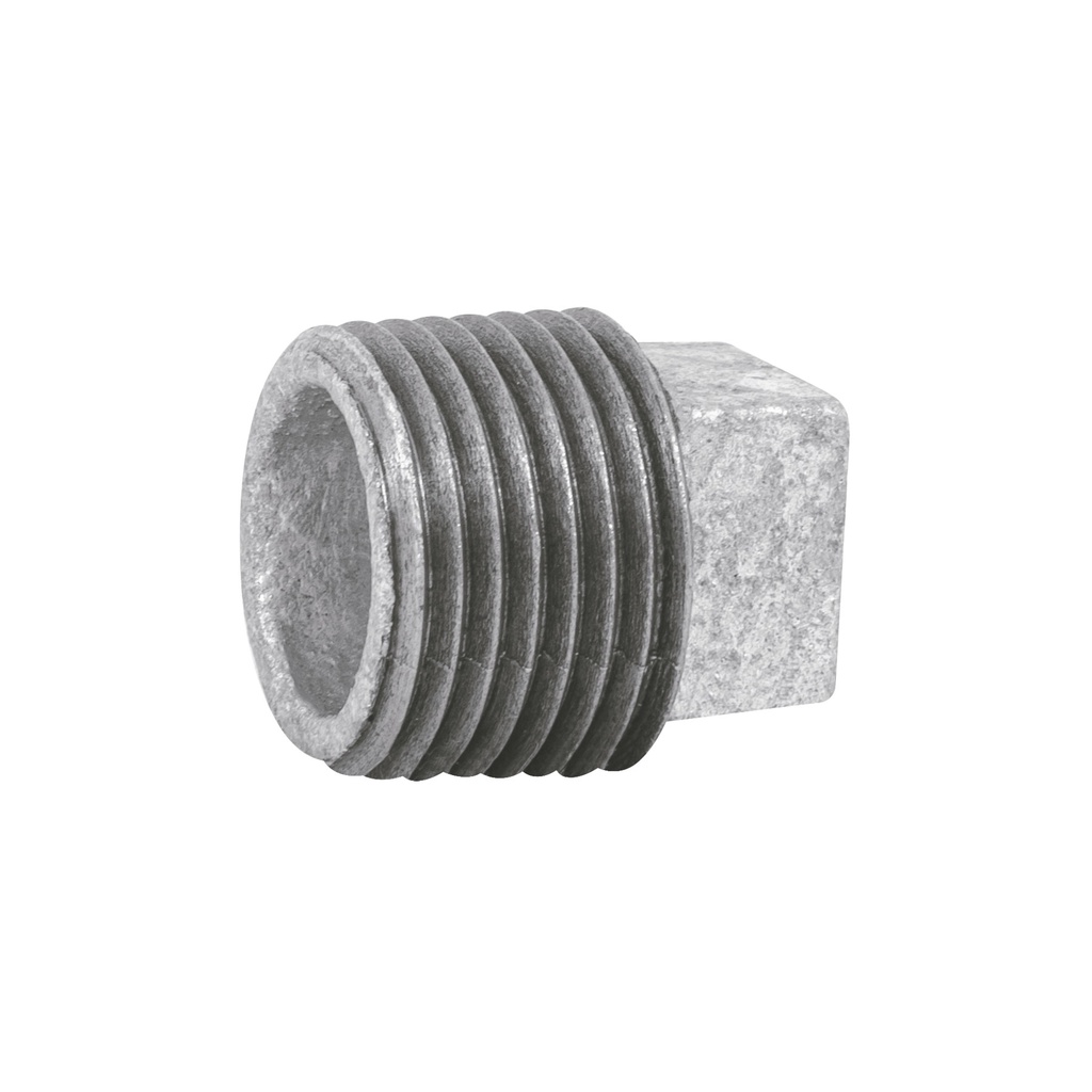 Tapon macho 1/2' de acero galvanizado, Foset