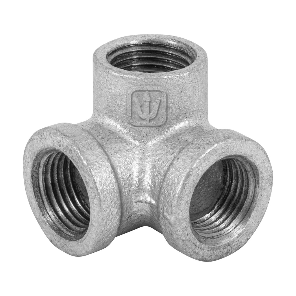 Codo rincon acero galvanizado de 1/2', Foset