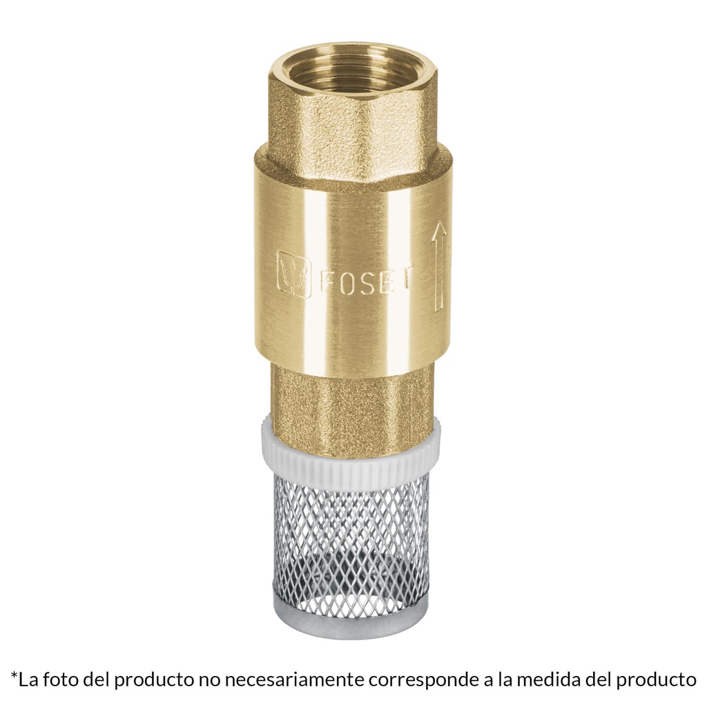 Pichancha con rejilla acero inoxidable 1', Foset