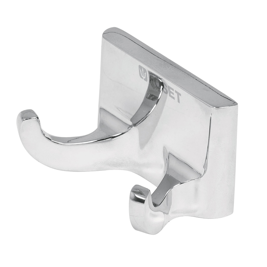 Gancho doble metalico para toallas, Foset Basic