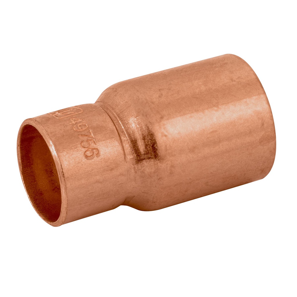 Cople reduccion bushing cobre 3/4'x 1/2', Foset