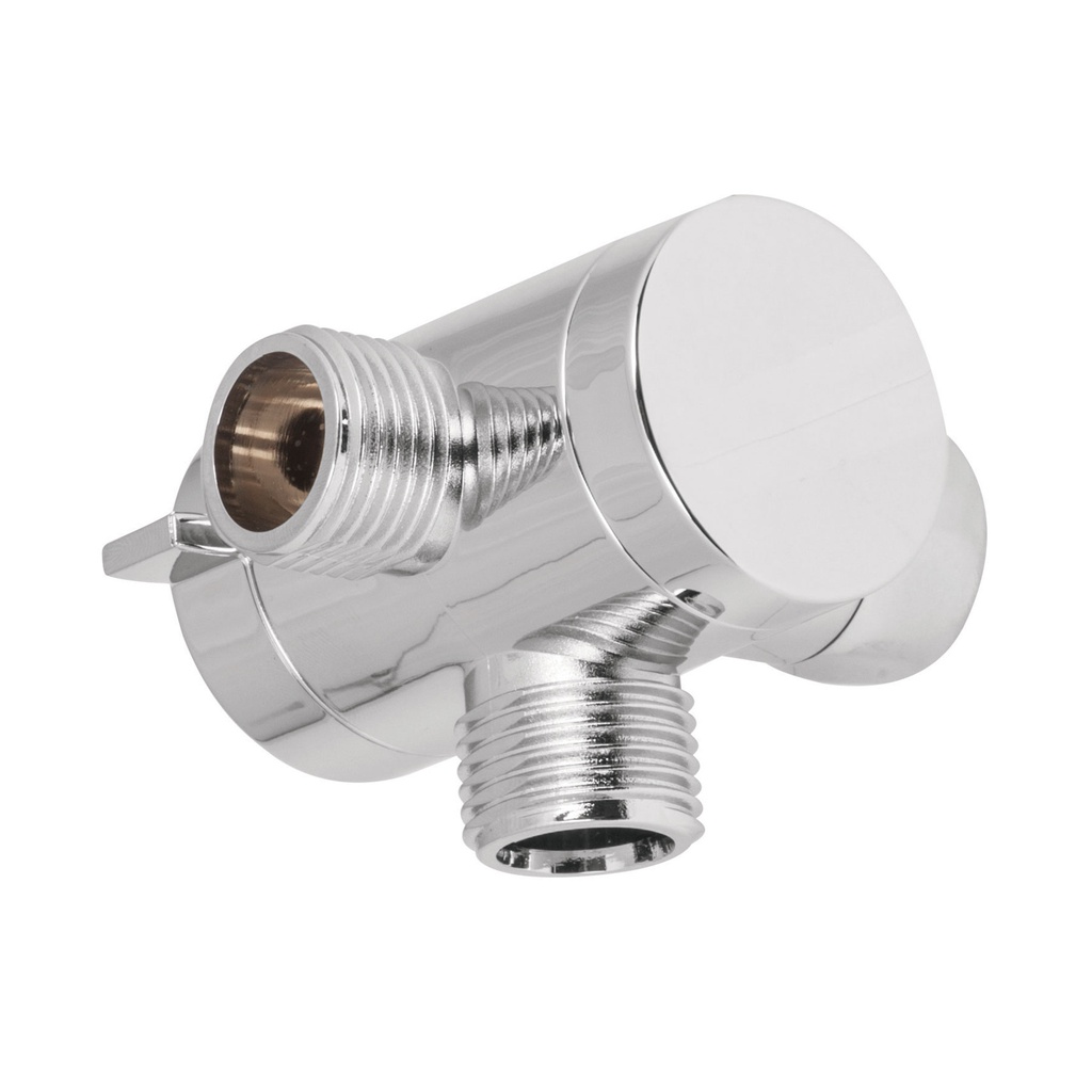 Desviador de 3 vias para brazo, cromo, Foset Riviera