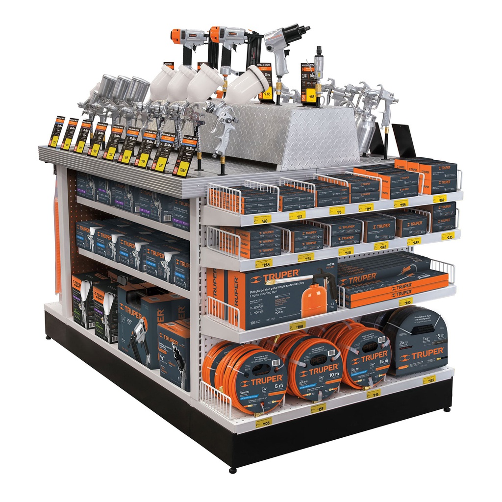 Mueble para pistolas y herramienta neumatica