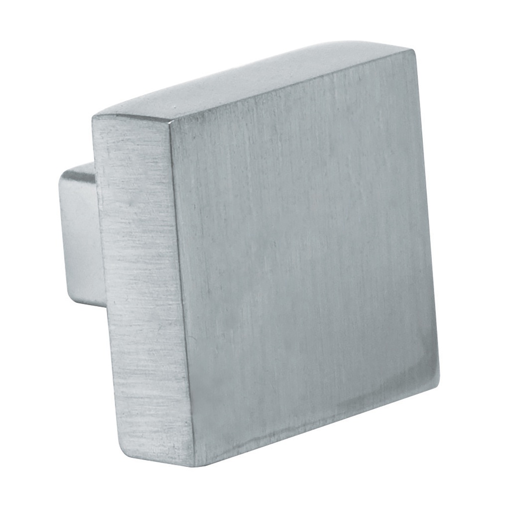 Perilla metalica estilo 'Andamio' acabado niquel satinado