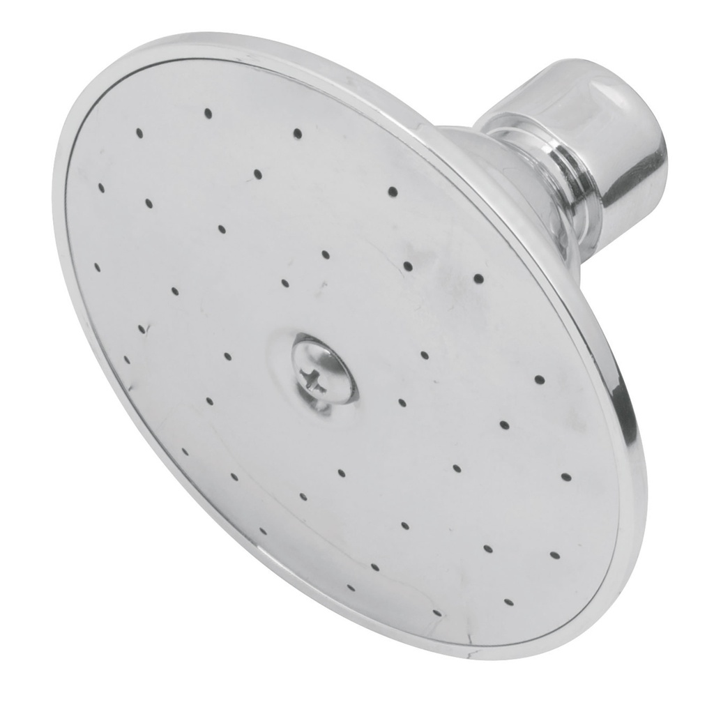 Regadera redonda metalica 3-1/2' sin brazo, Foset Aqua