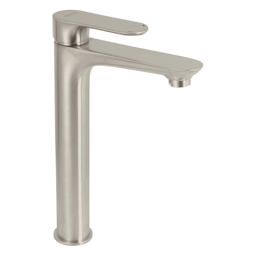 Monomando satin cuello alto para lavabo, Foset Riviera