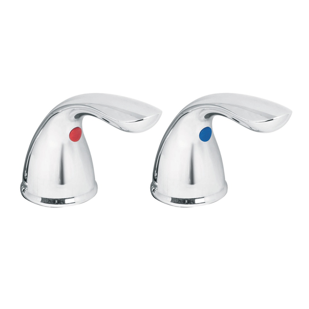 Juego de manerales de palanca p/lav-fregadero, cromo, Aero