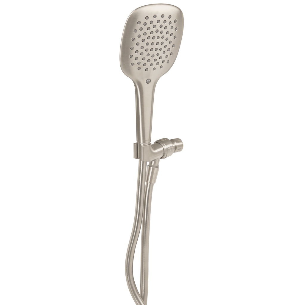 Regadera satin de telefono con soporte, Foset Riviera