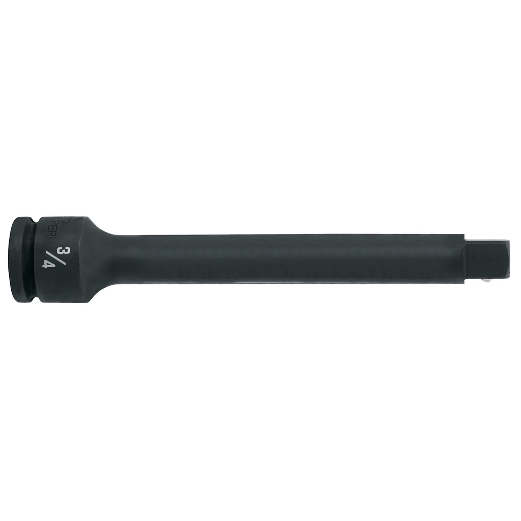 Extension de impacto con cuadro de 3/4', largo 10', Truper