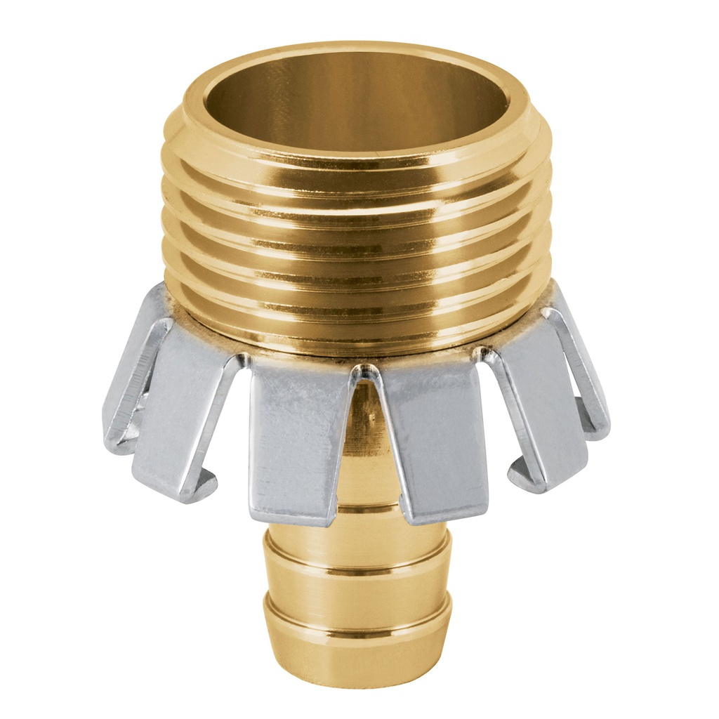 Conector 1/2' macho tipo garra de aluminio, Truper