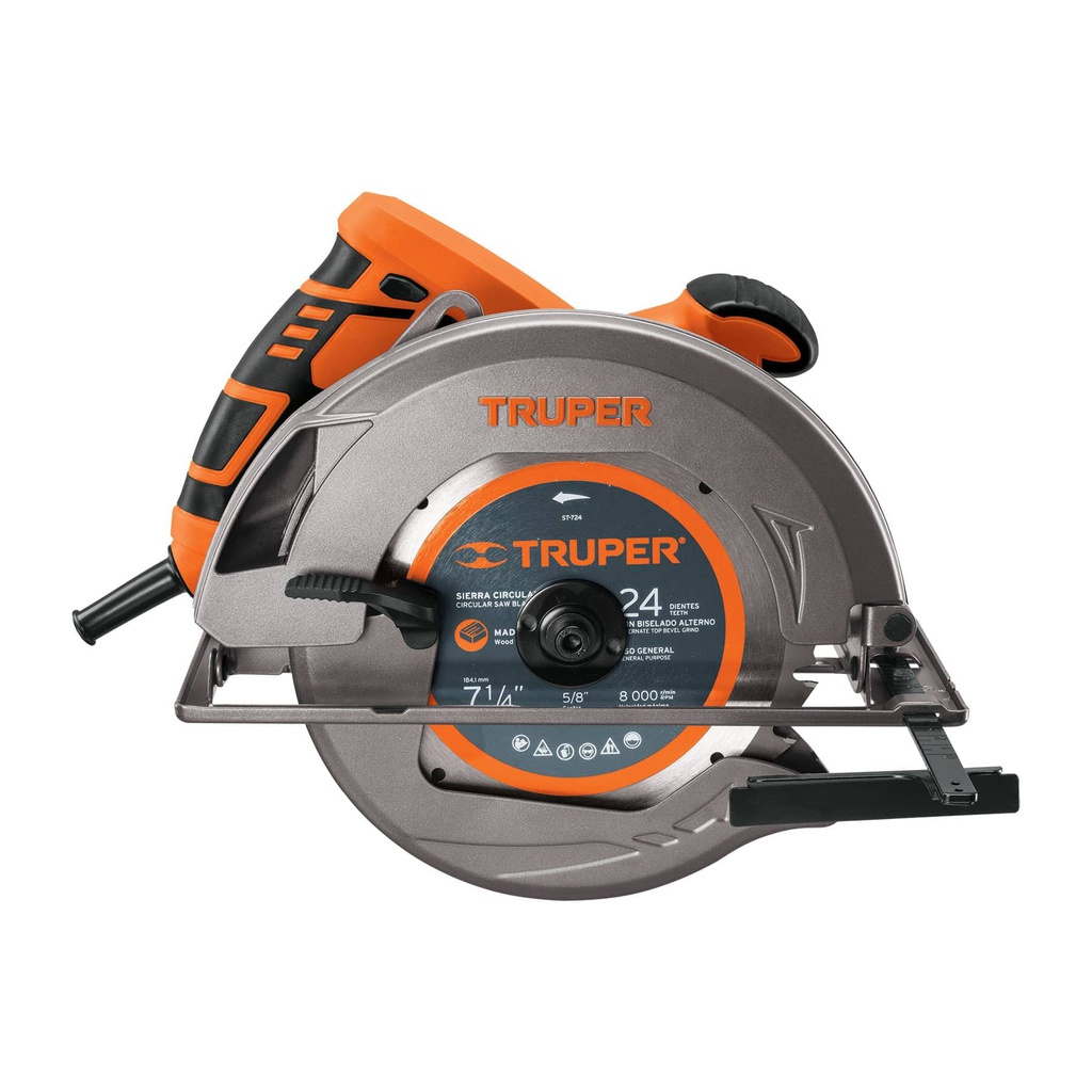 Sierra circular 7-1/4' 1750W, profesional, Truper