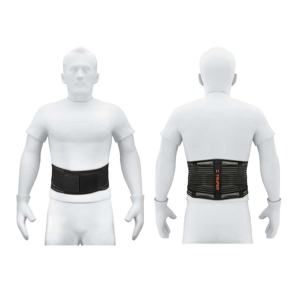 Faja lumbar tipo cinturon de malla transpirable, XG, Truper