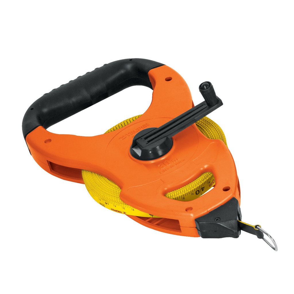 Cinta larga 30 m de fibra de vidrio, tipo cruceta, Truper