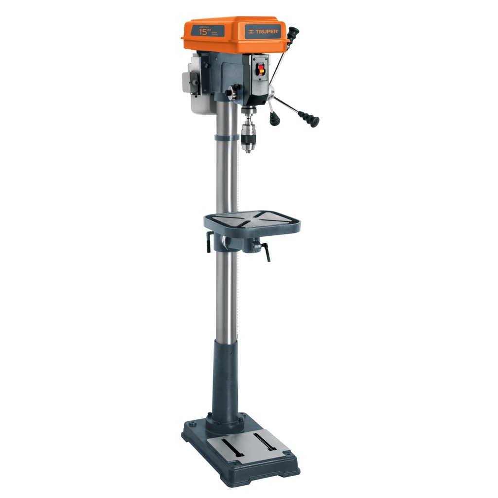 Taladro de piso 15', 1 HP (750 W), broquero 5/8', Truper
