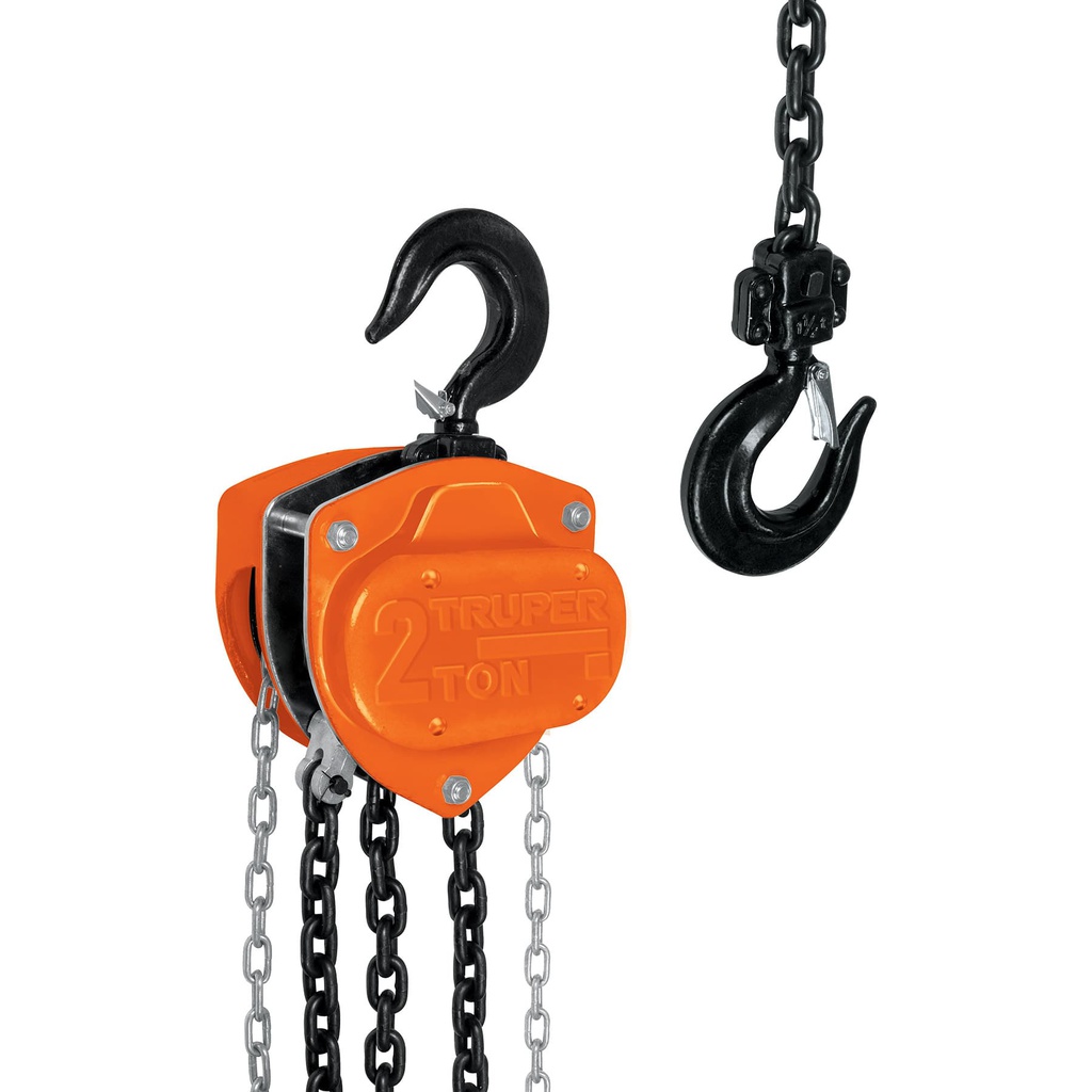 Polipasto de cadena de 2 ton, Truper