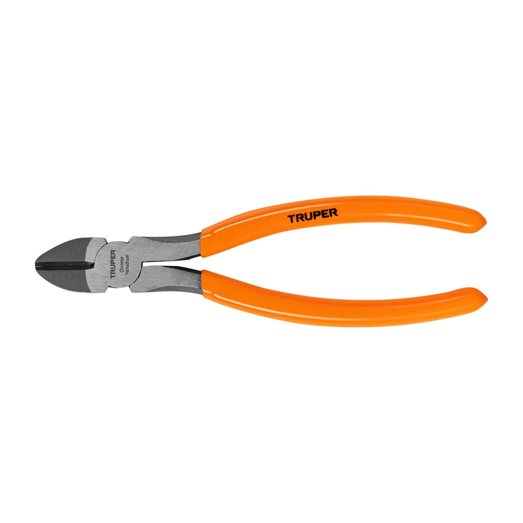 Pinza de corte diagonal 7' mango de PVC, Truper