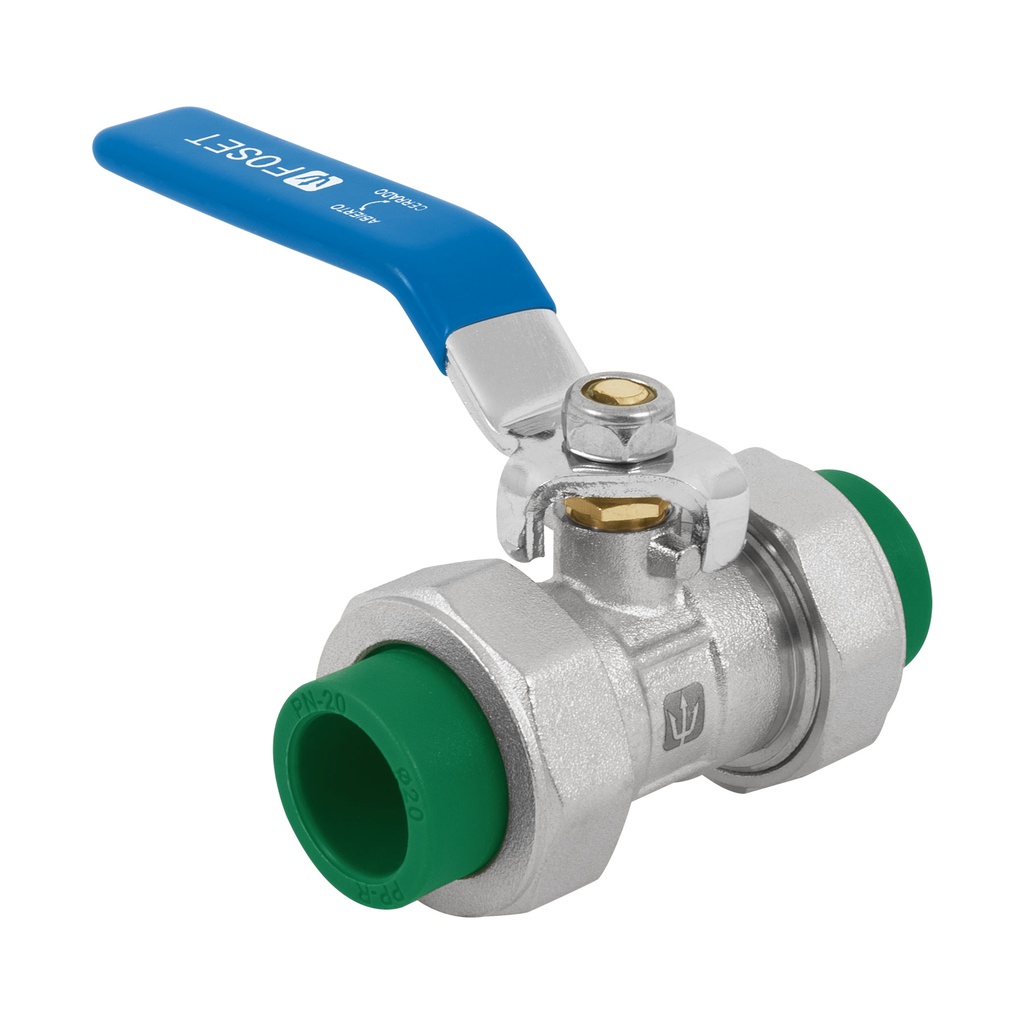 Valvula de esfera desmontable de PPR 1/2', Foset