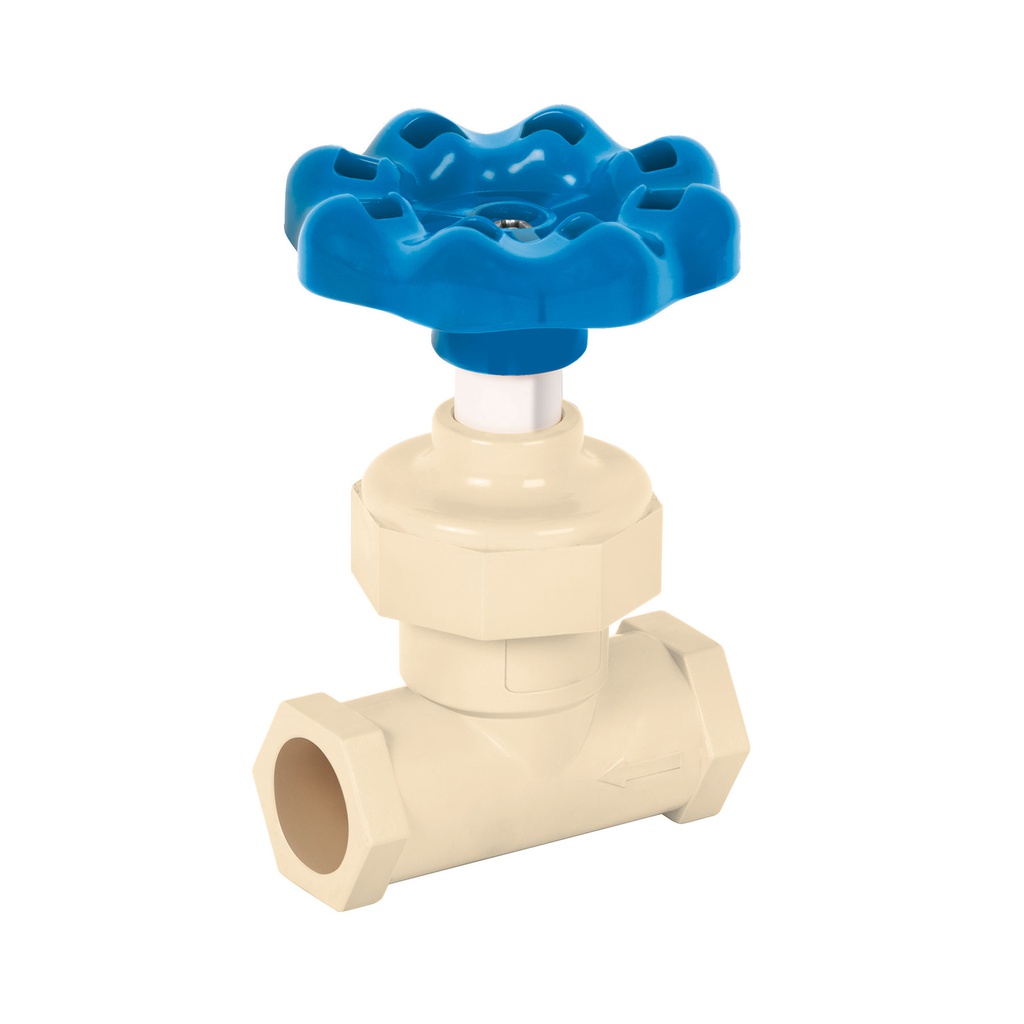 Valvula globo de CPVC 1/2' maneral volante, Foset