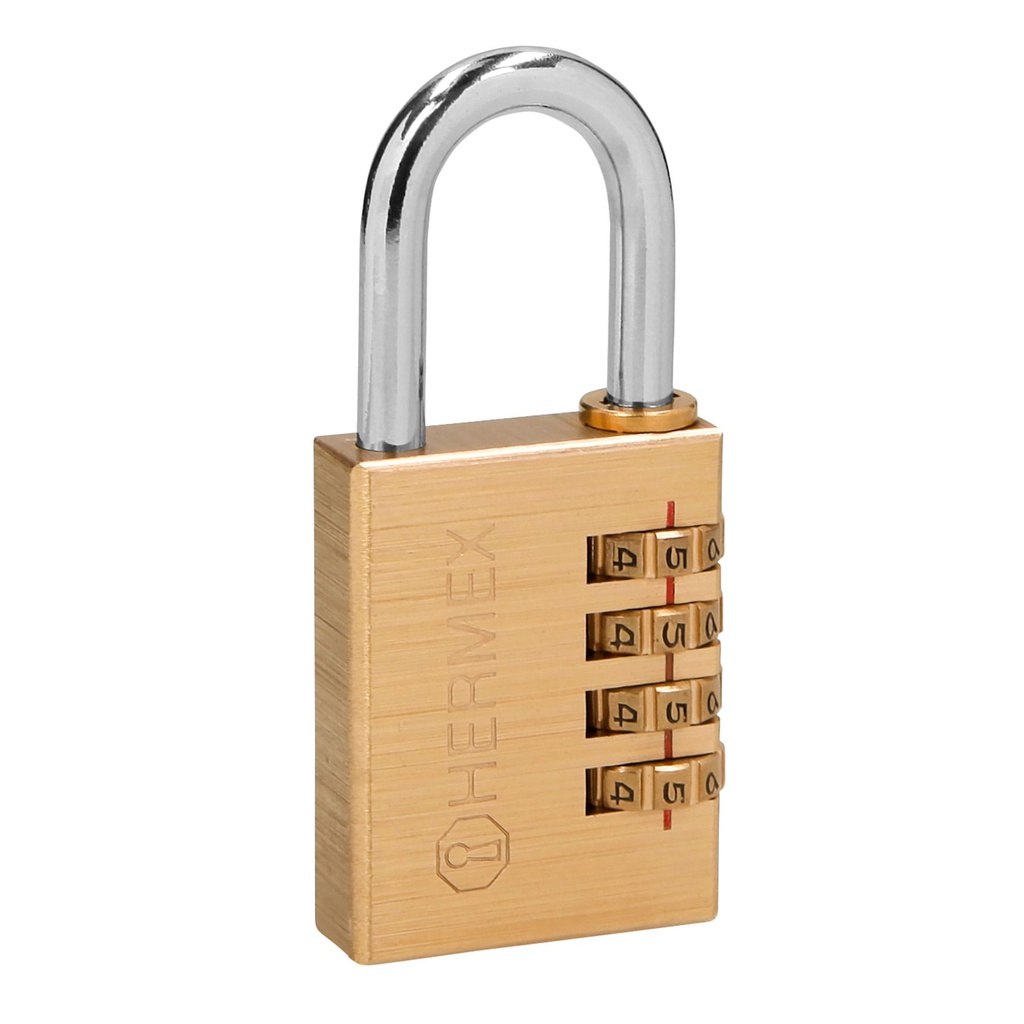 Candado de combinacion 40 mm cuerpo de laton en blister