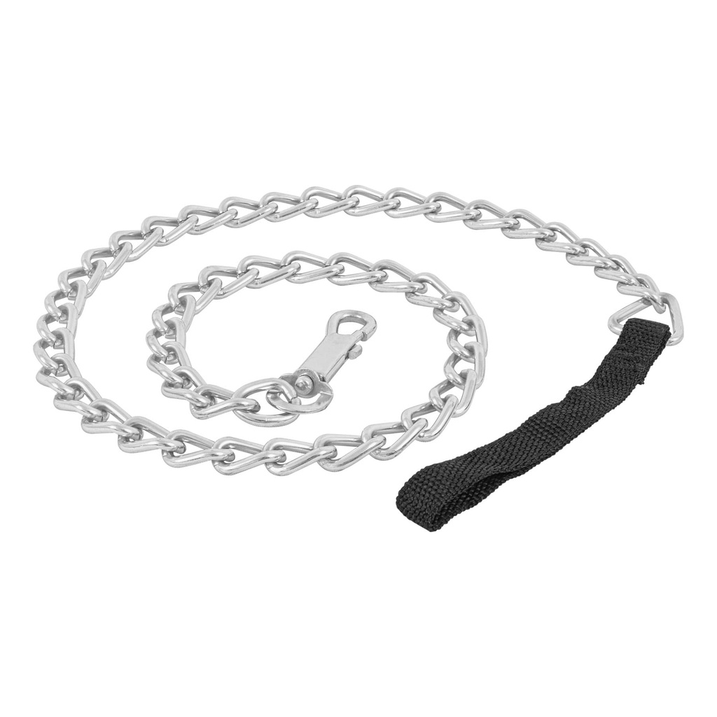 Correa de 1.2 m de paseo para perro, eslabon 5 mm, Fiero