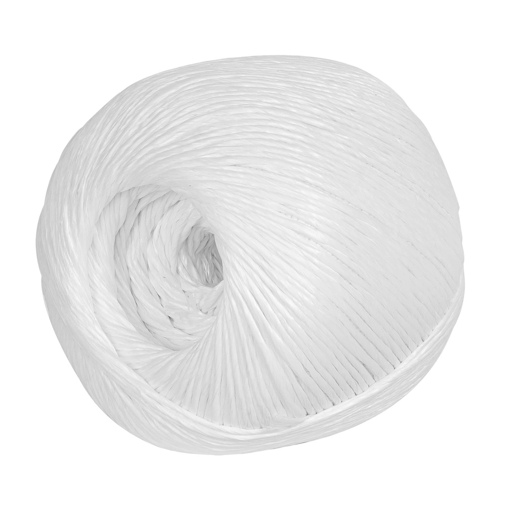 Rollo de rafia de 410 m color blanco calibre 2.2 g/m, Fiero