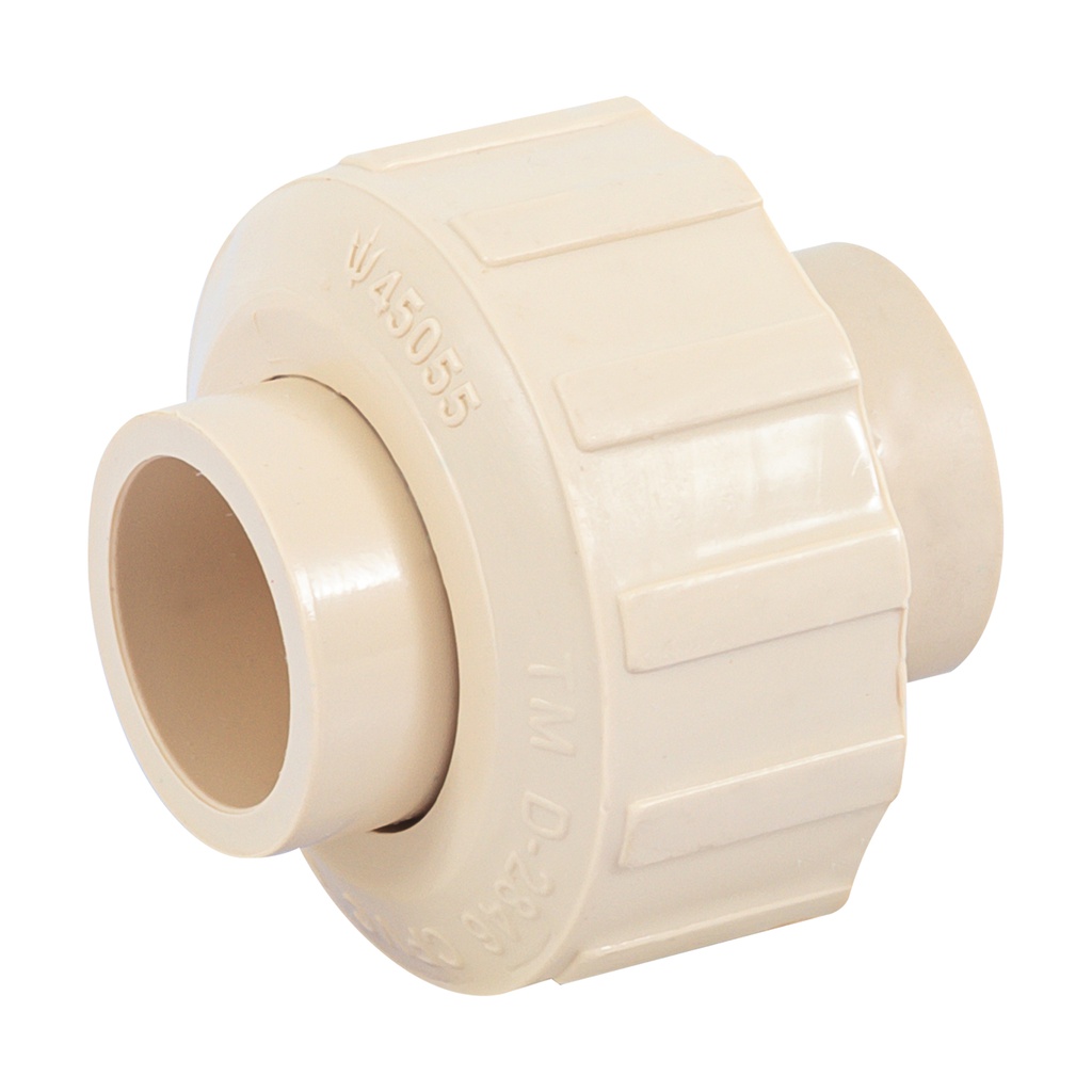 Tuerca union lisa de CPVC 1/2', Foset