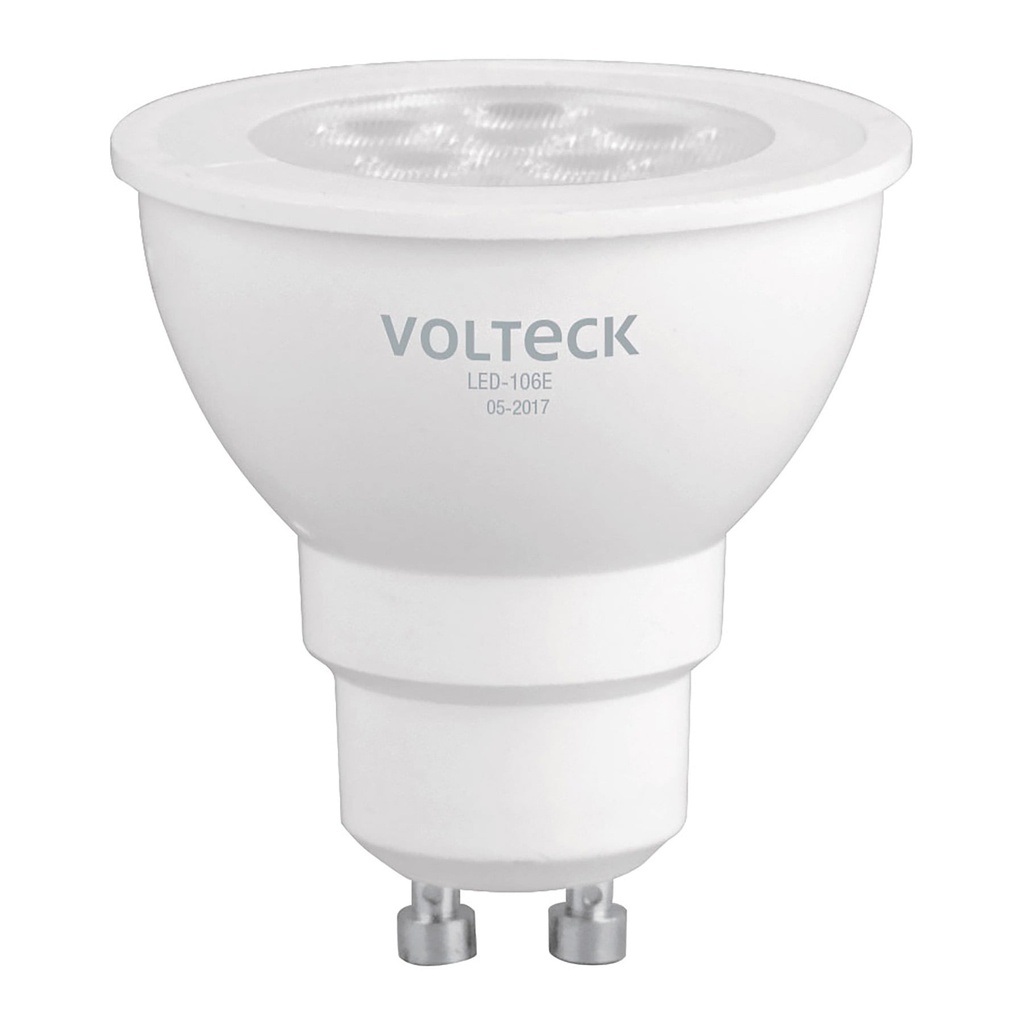 Lampara de LED 6 W tipo MR 16 base GU10 luz de dia, blister