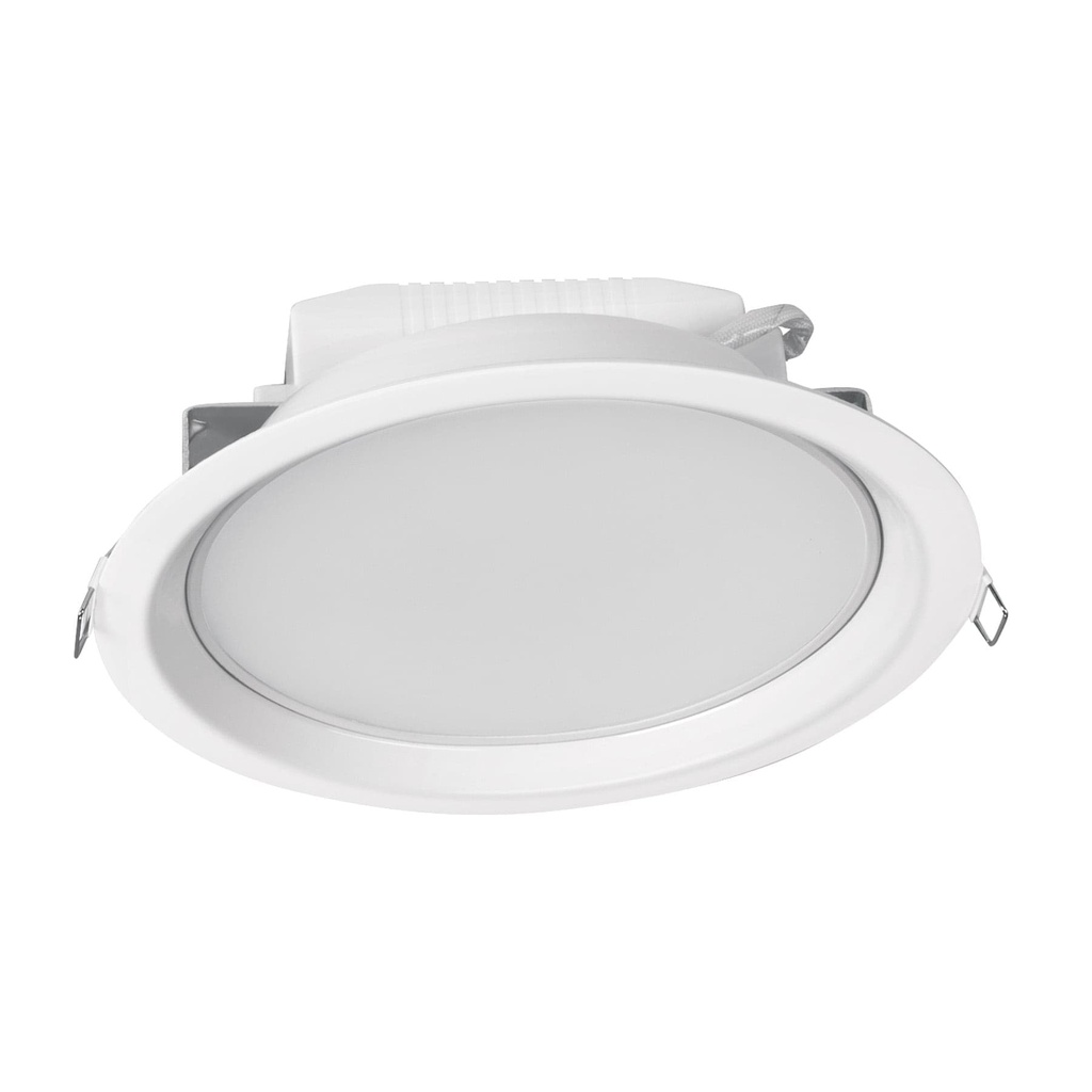 Luminario LED empotrado redondo de 12 W, luz de dia, Volteck