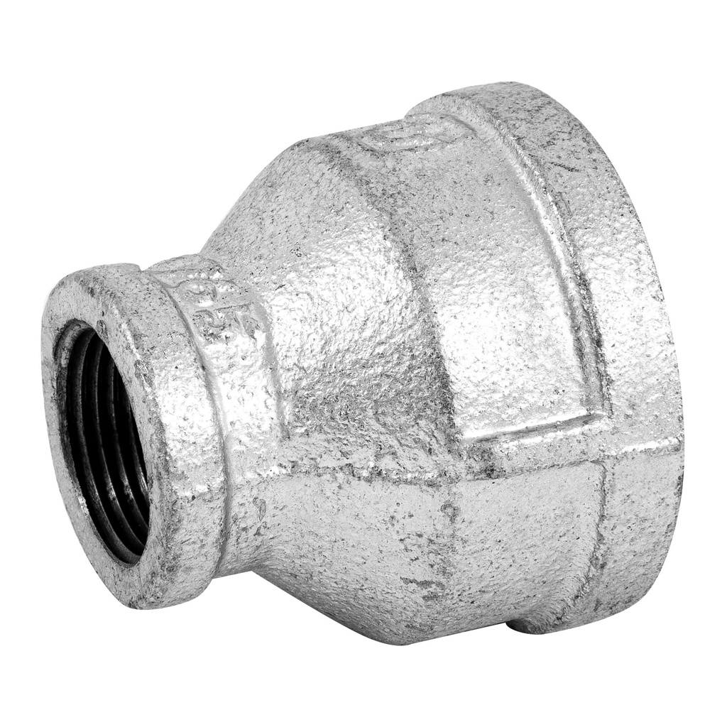 Reduccion campana acero galvanizado 1-1/2' x 3/4', Foset