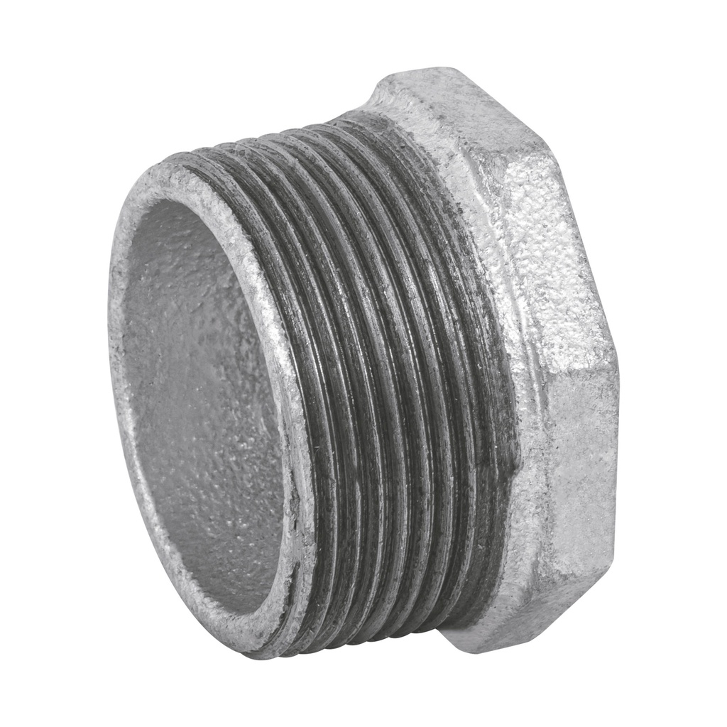 Reduccion bushing acero galvanizado 1-1/2 x 3/4', Foset