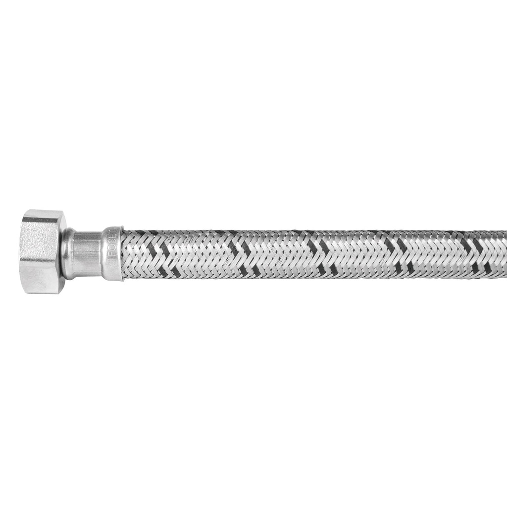 Manguera para boiler, acero inox, 3/4'x3/4', 40 cm, Foset