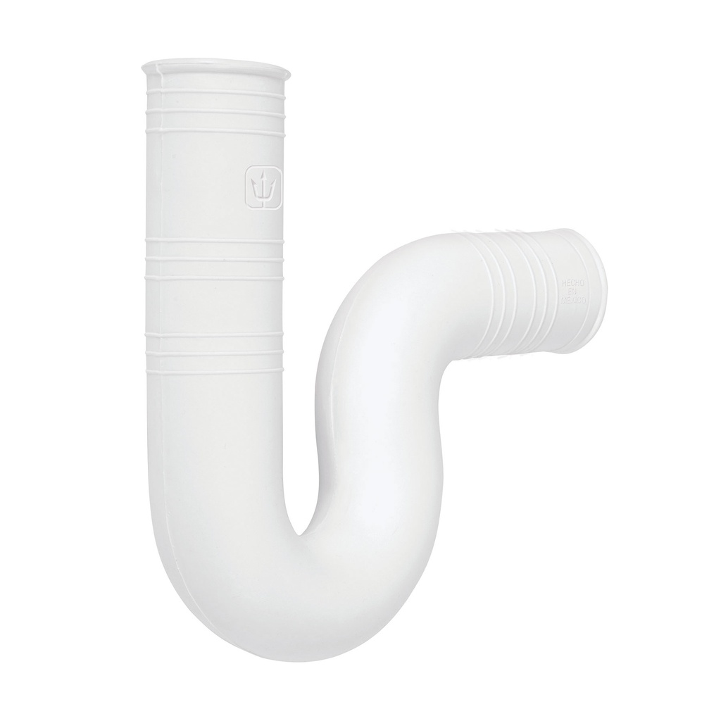 Cespol flexible 1-1/4' de PVC, para lavabo, Foset