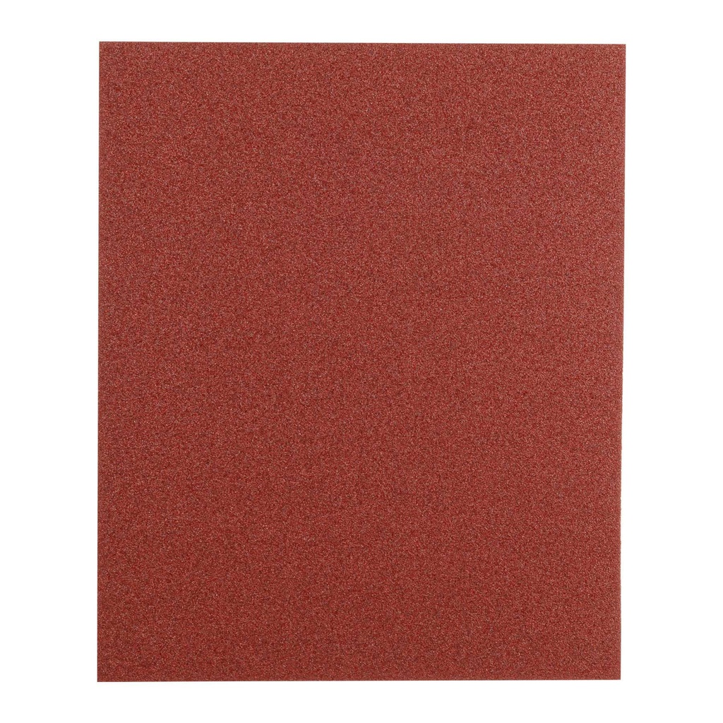 Lija de esmeril roja grano 80 de oxido de aluminio, Truper
