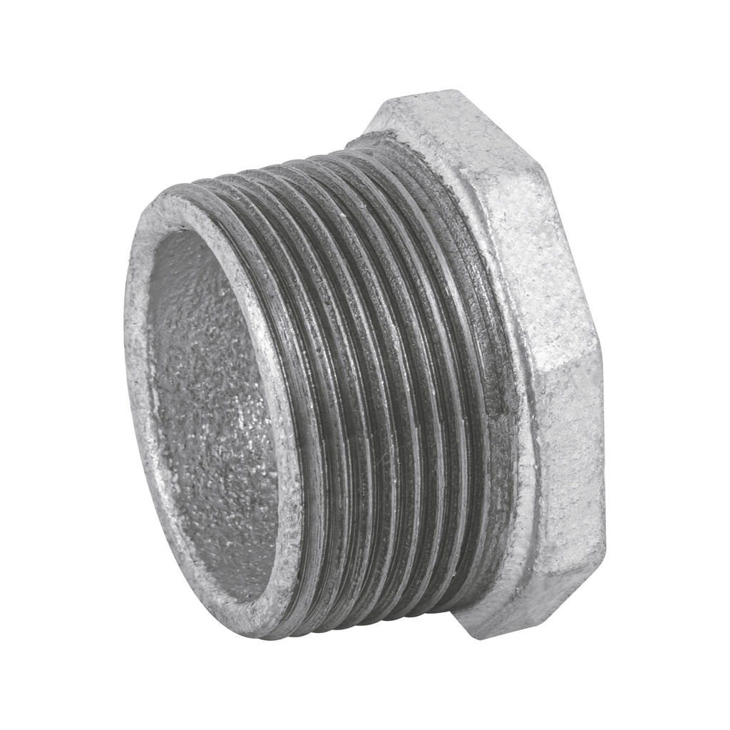 Reduccion bushing acero galvanizado 1-1/4 x 1', Foset