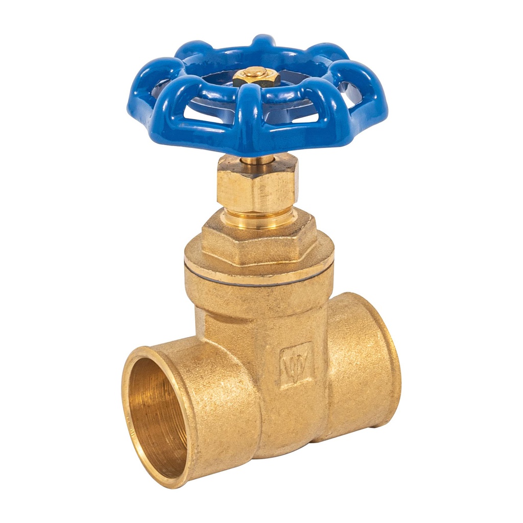 Valvula de compuerta de laton soldable de 1', Foset