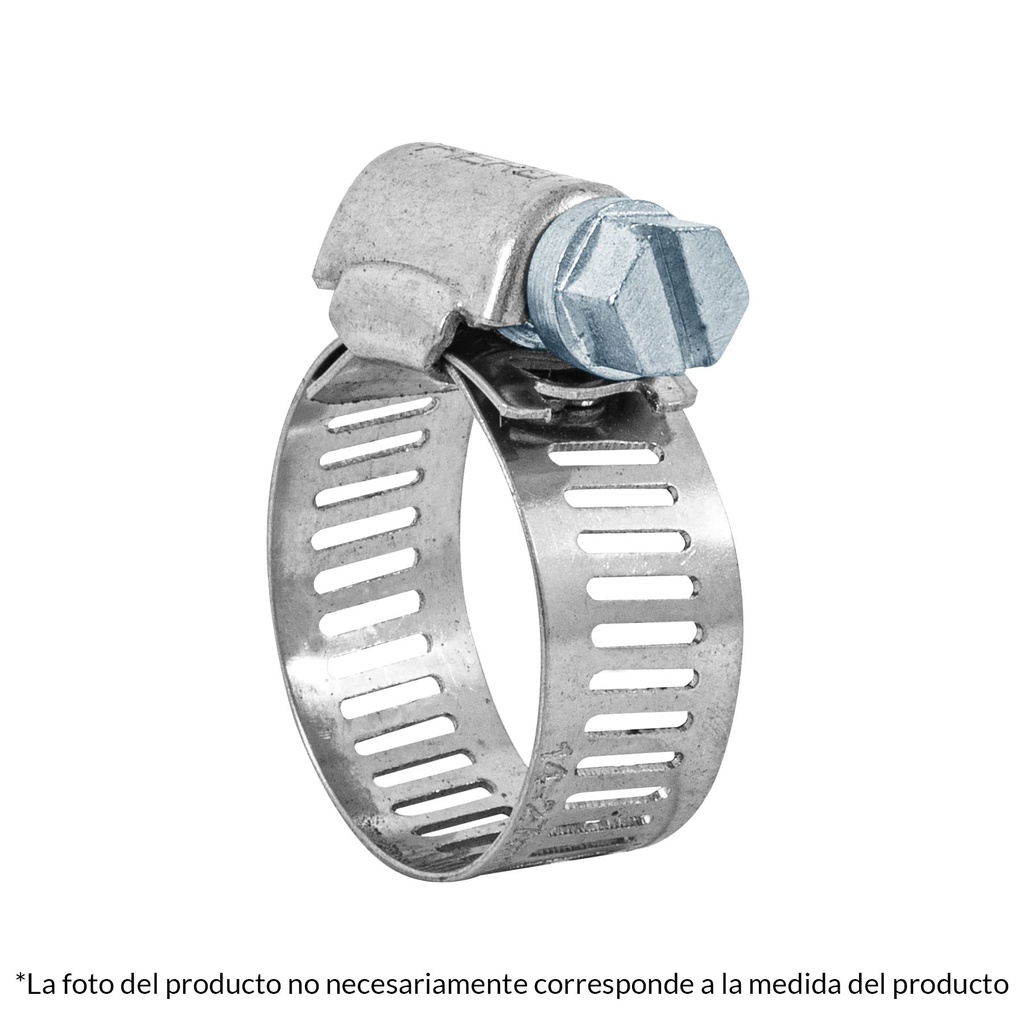 Bolsa c/10 abrazaderas sin fin reforzadas # 8, 5/8 - 7/8'