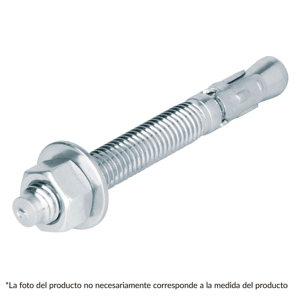 Caja con 50 taquetes arpon de 3/8' x 3-3/4', Fiero