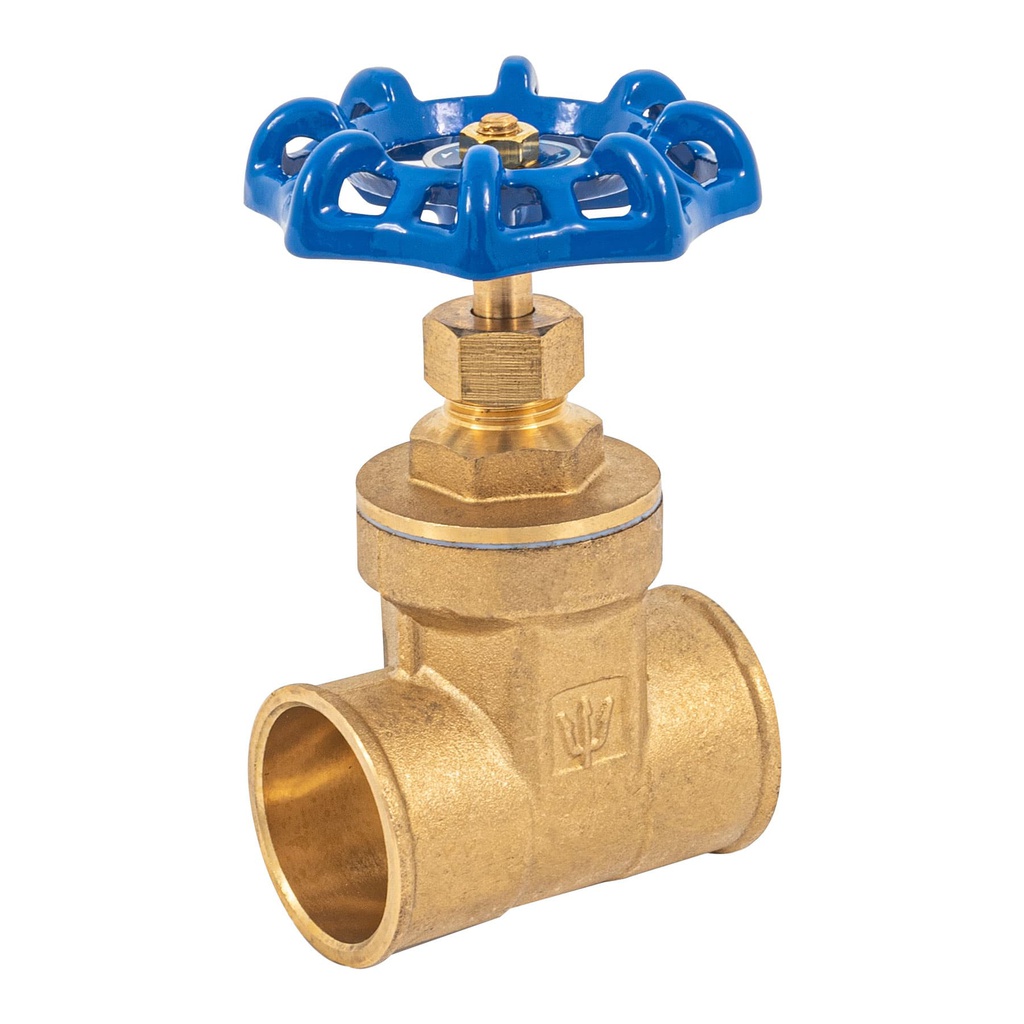 Valvula de compuerta de laton soldable de 1 1/4', Foset