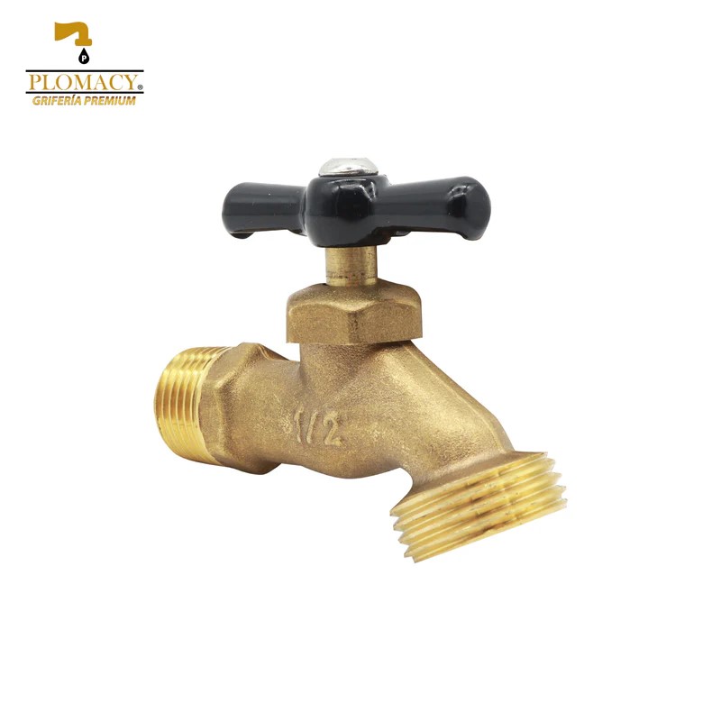 Llave Jardin Artur 1/2" 100% Laton Plomacy  (LLJ13)