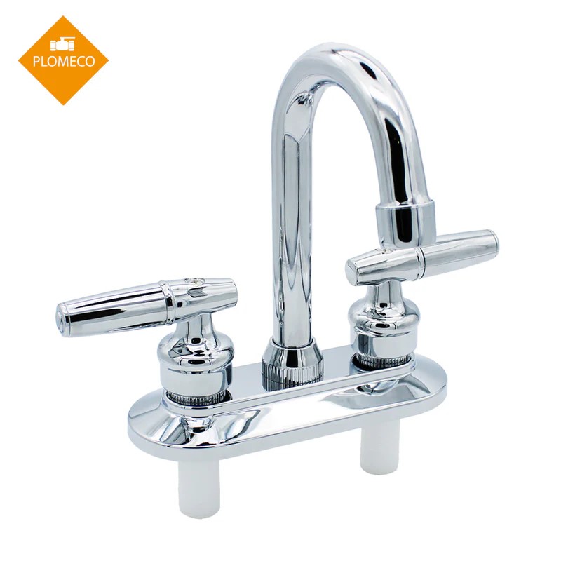 Mezcladora Para Lavabo 4" Cuerpo de Acetal Tipo BAR  Plomeco  (M403)