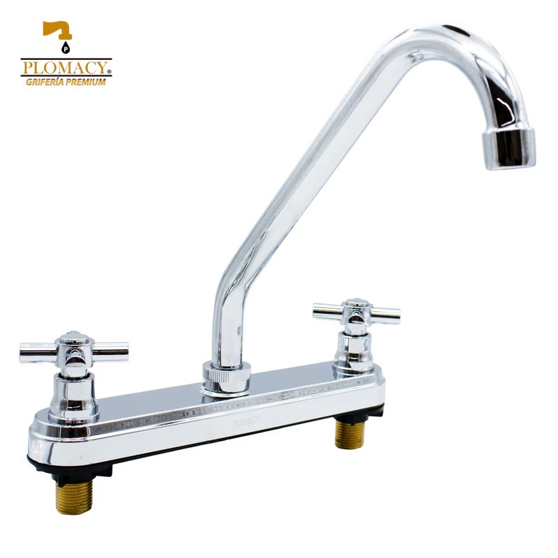 Mezcladora Para Fregadero 8" Maneral Cruz Plomacy (PM8M)