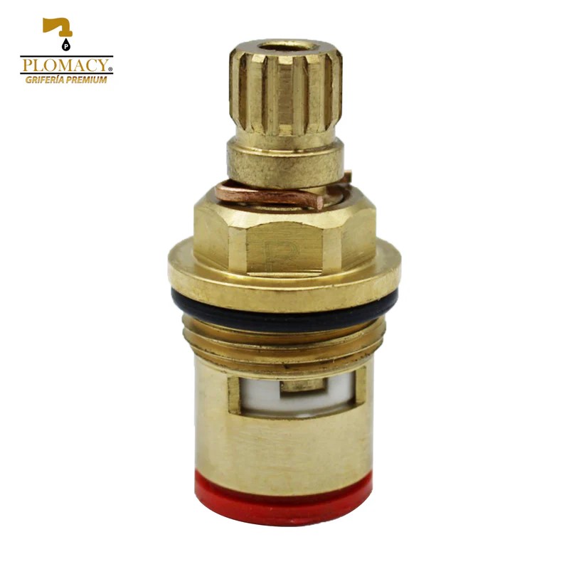 Cartucho Lavabo Fregadero Ceramico Agua Fria y Caliente 12 Estrias Plomacy (RCLF)