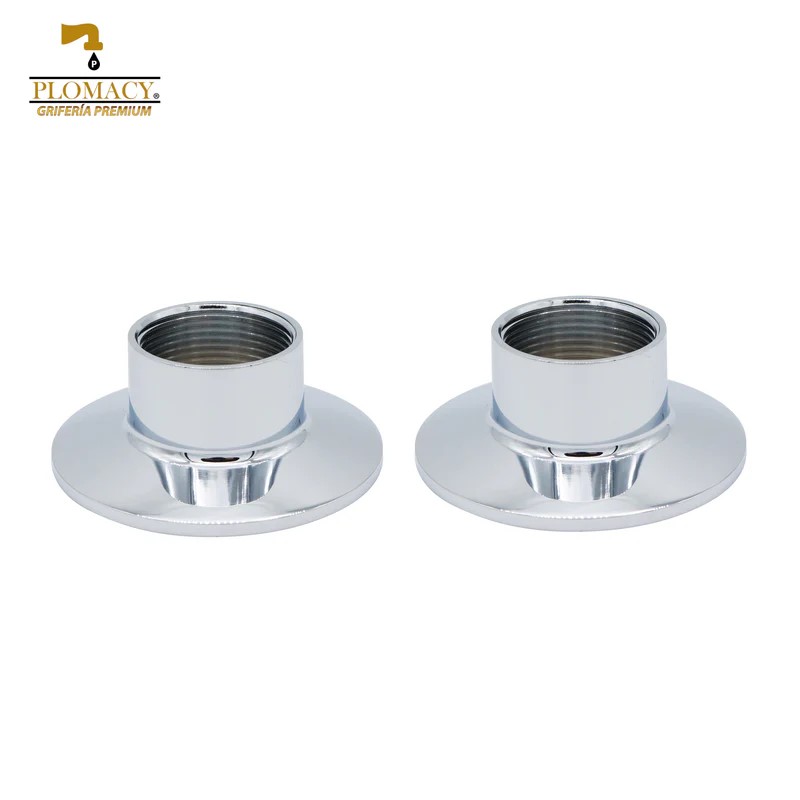 Juego de Chapeton Lavabo Empotrar de Laton Plomacy (JCHLE)