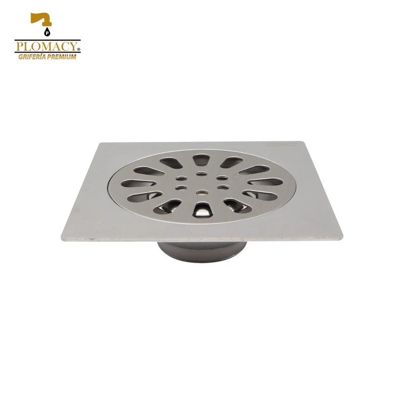 Resumidero 4" X 4" Acero Inoxidable 304 Plomacy (R4304)